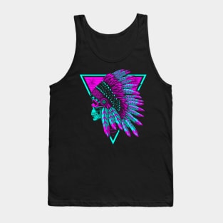 Retro Indian Skull Tank Top